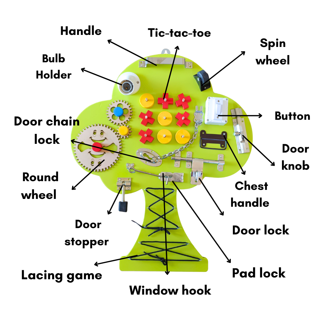 Enchanted Tree Shape Busy Board