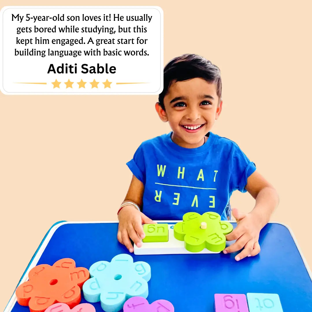 Wooden Three Letter Words Toy