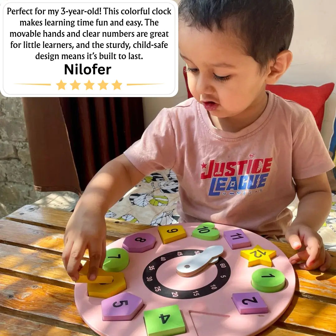 Time Learning & Shape Sorting toy