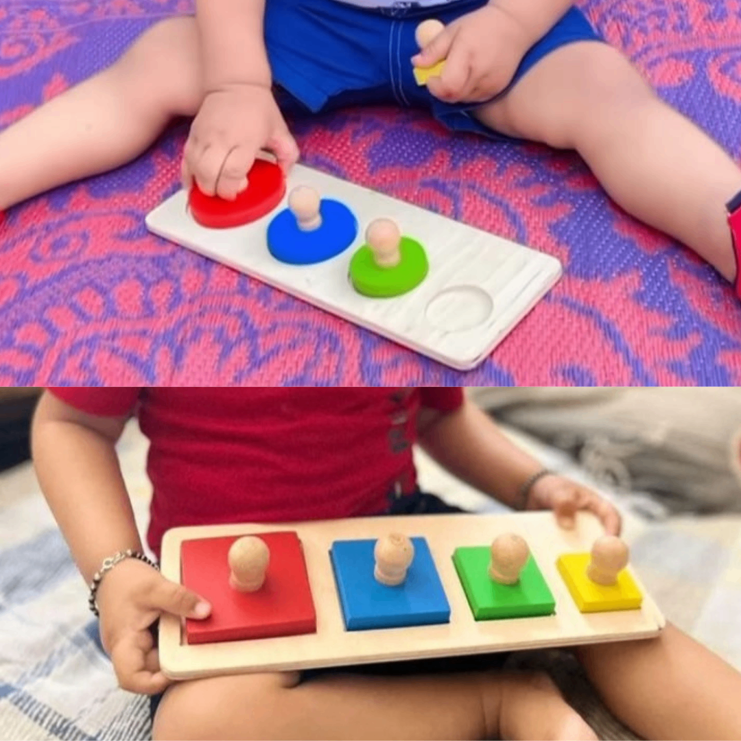 Circle & Square Shapes Tray Combo
