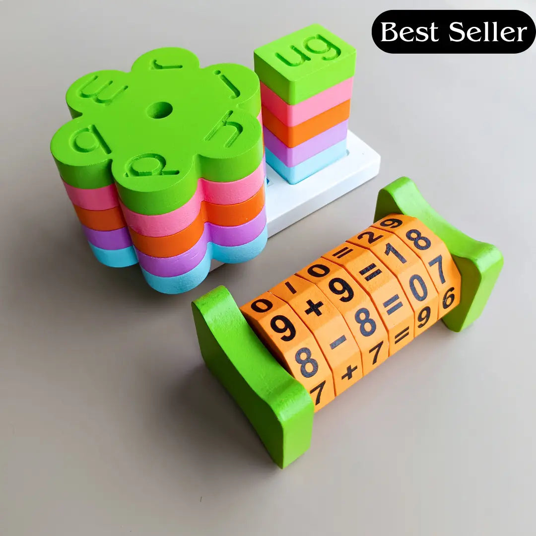 Montessori Wooden Toy Combo