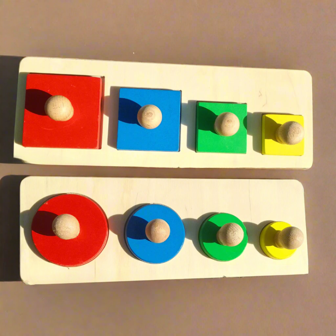 Circle & Square Shapes Tray Combo