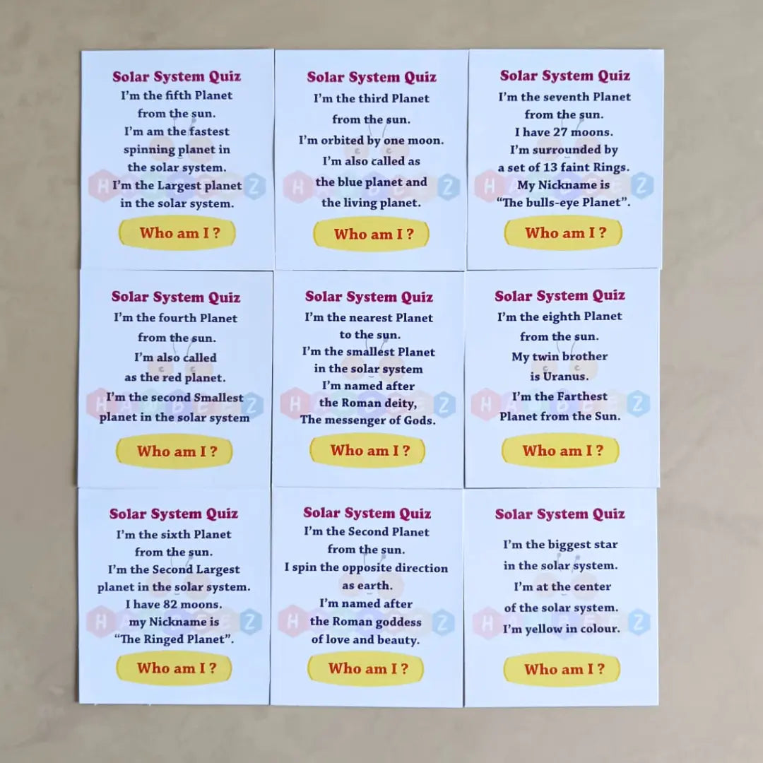 Solar System Learning Activity for Toddlers