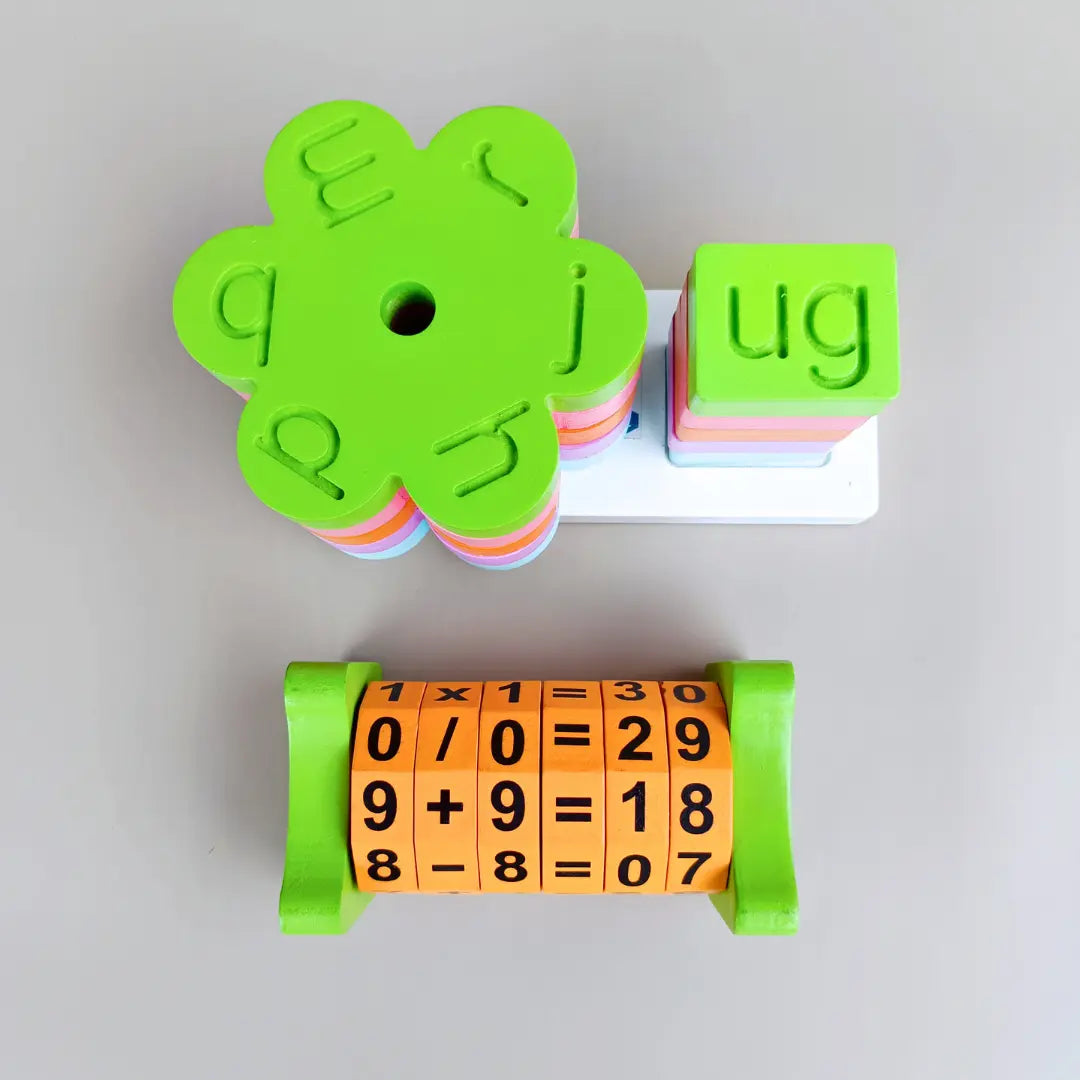 Phonics and Counting Puzzle Set
