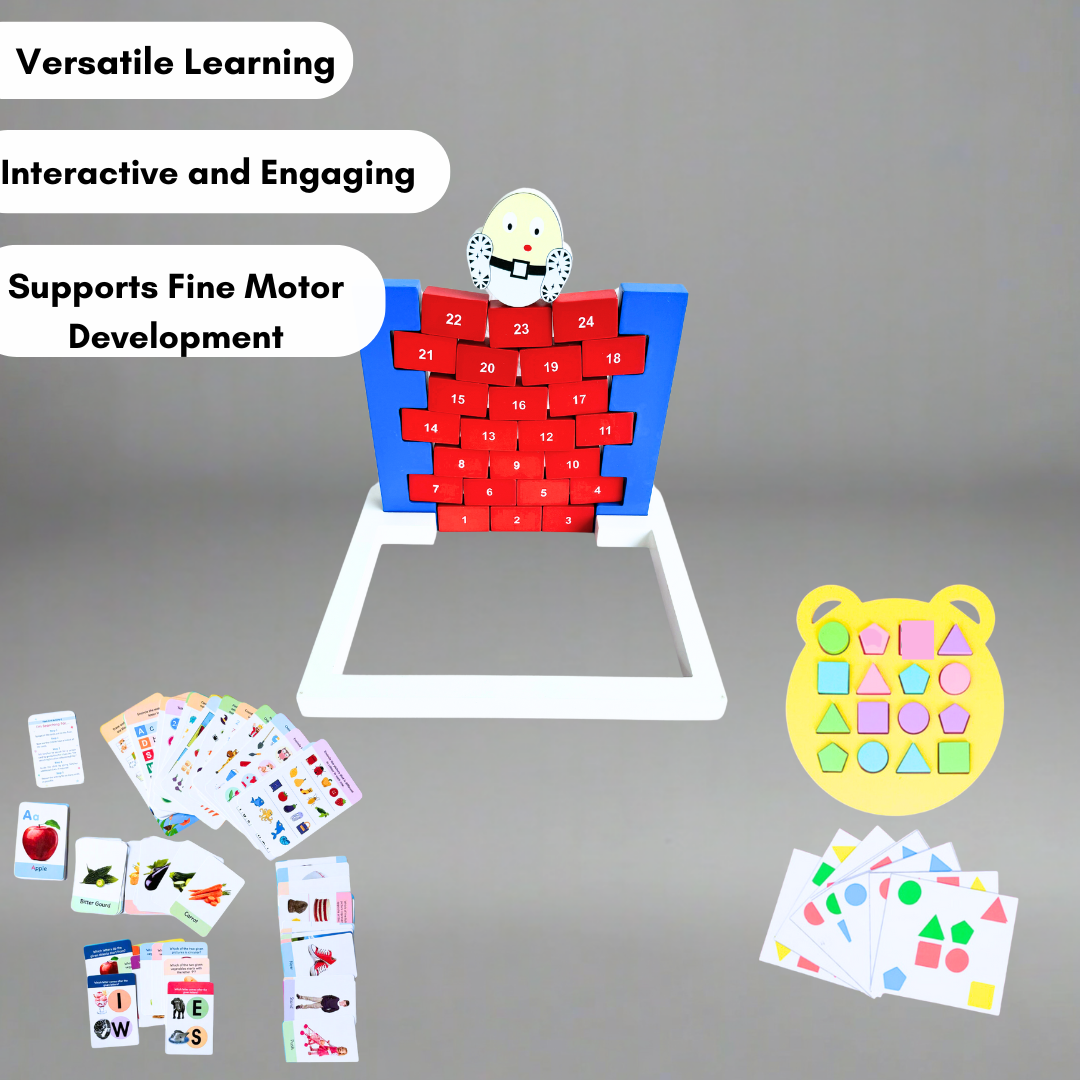 Humpty Dumpty, Flash Card And Shape Sorter