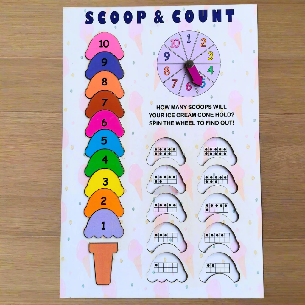 Scoop & Count Number Toy