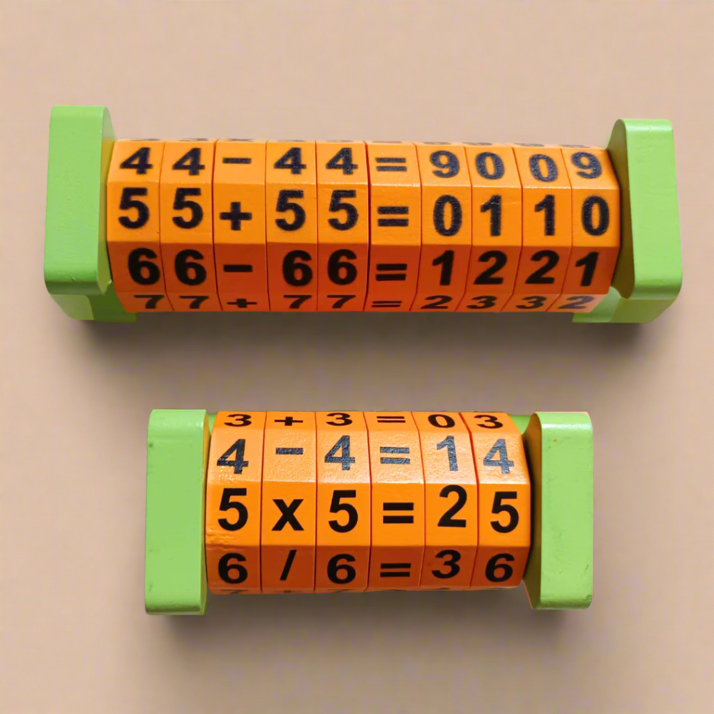 Wooden Math Wheels Combo