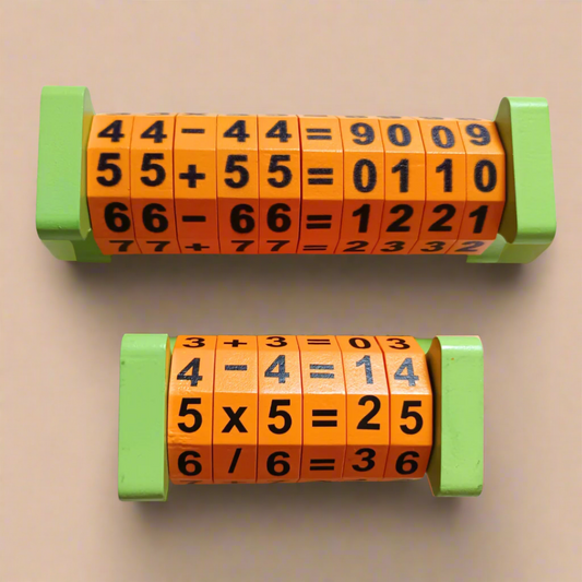 Wooden Math Wheels Combo