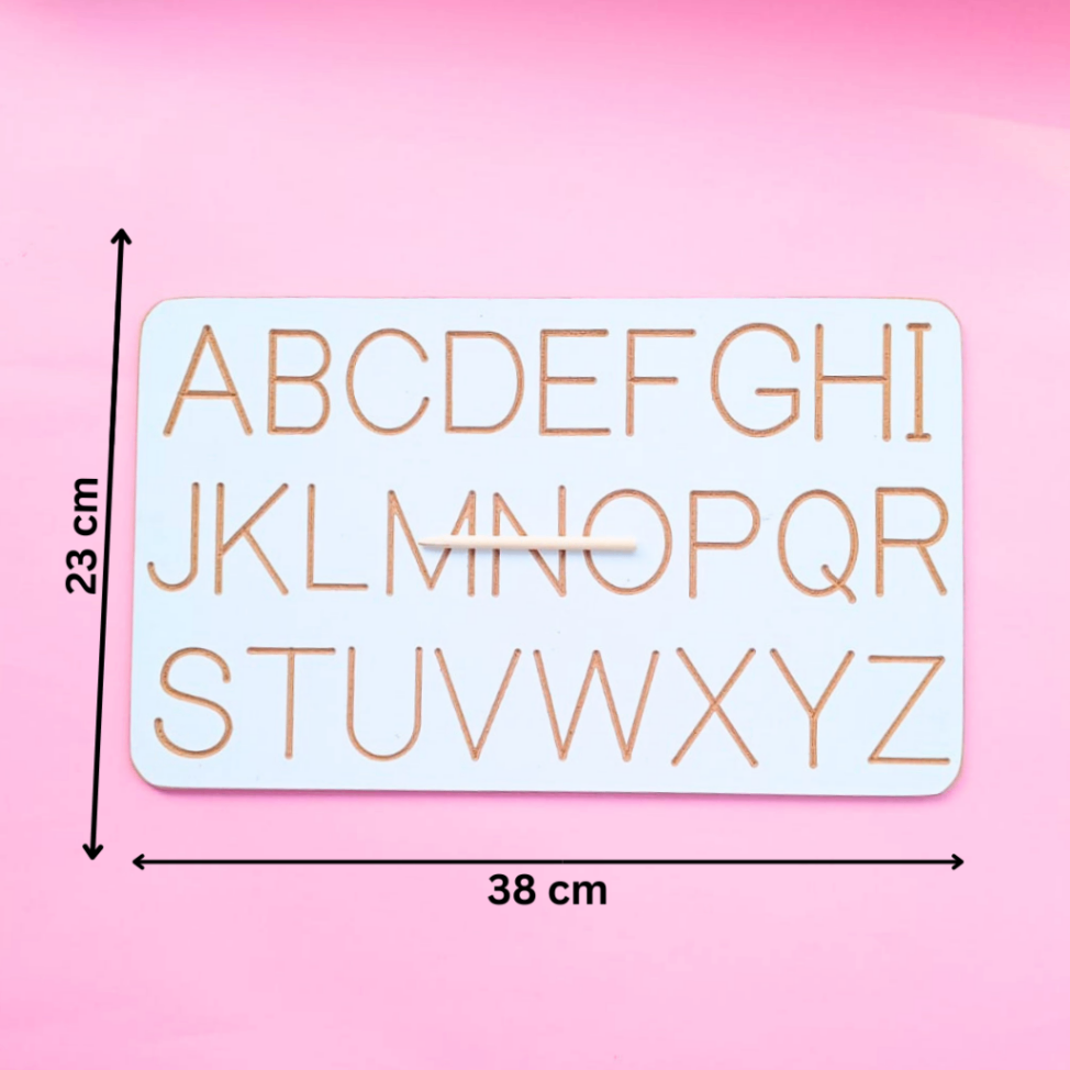 Wooden Alphabet Tracing Board