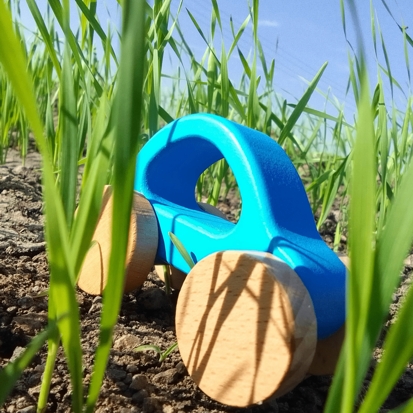 Math Wheel, Flower Tower Stacker And Wooden Car With Garage Combo