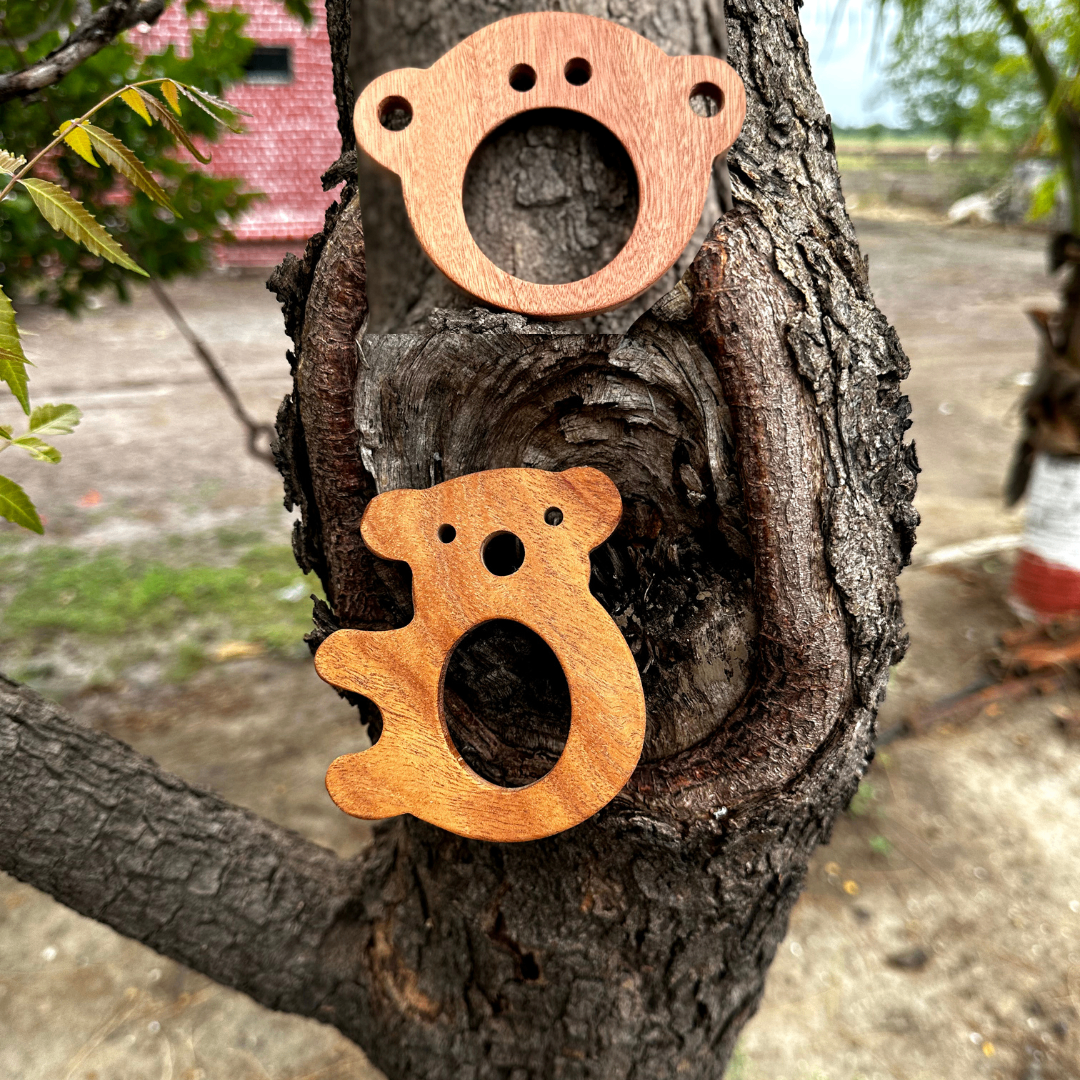 Organic wooden teethers hotsell