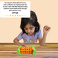 Wooden 3 Letter Words Toy, Math Wheel And English Alphabet Combo