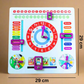 Wooden Weather & Calendar Clock Toy