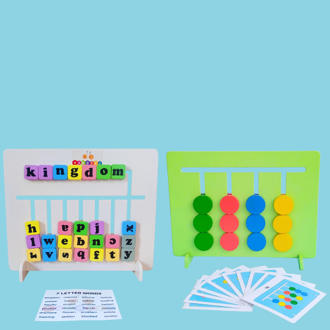 Wooden Math Puzzle Board