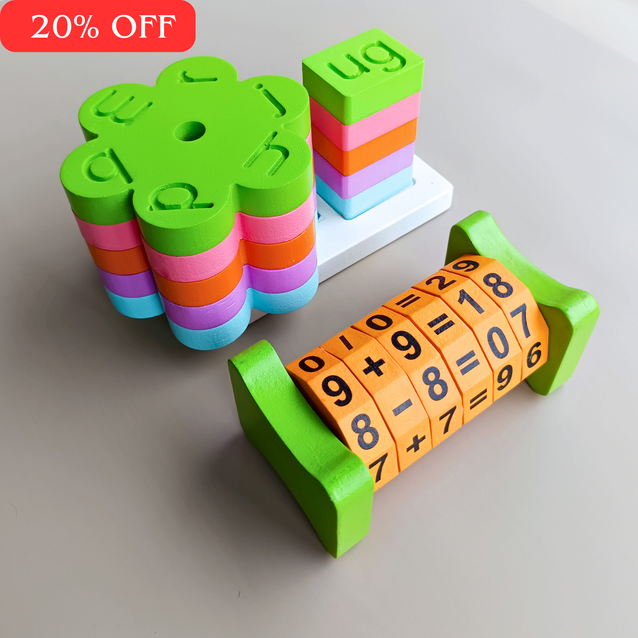 3 Letter Words And Math Wheel Combo