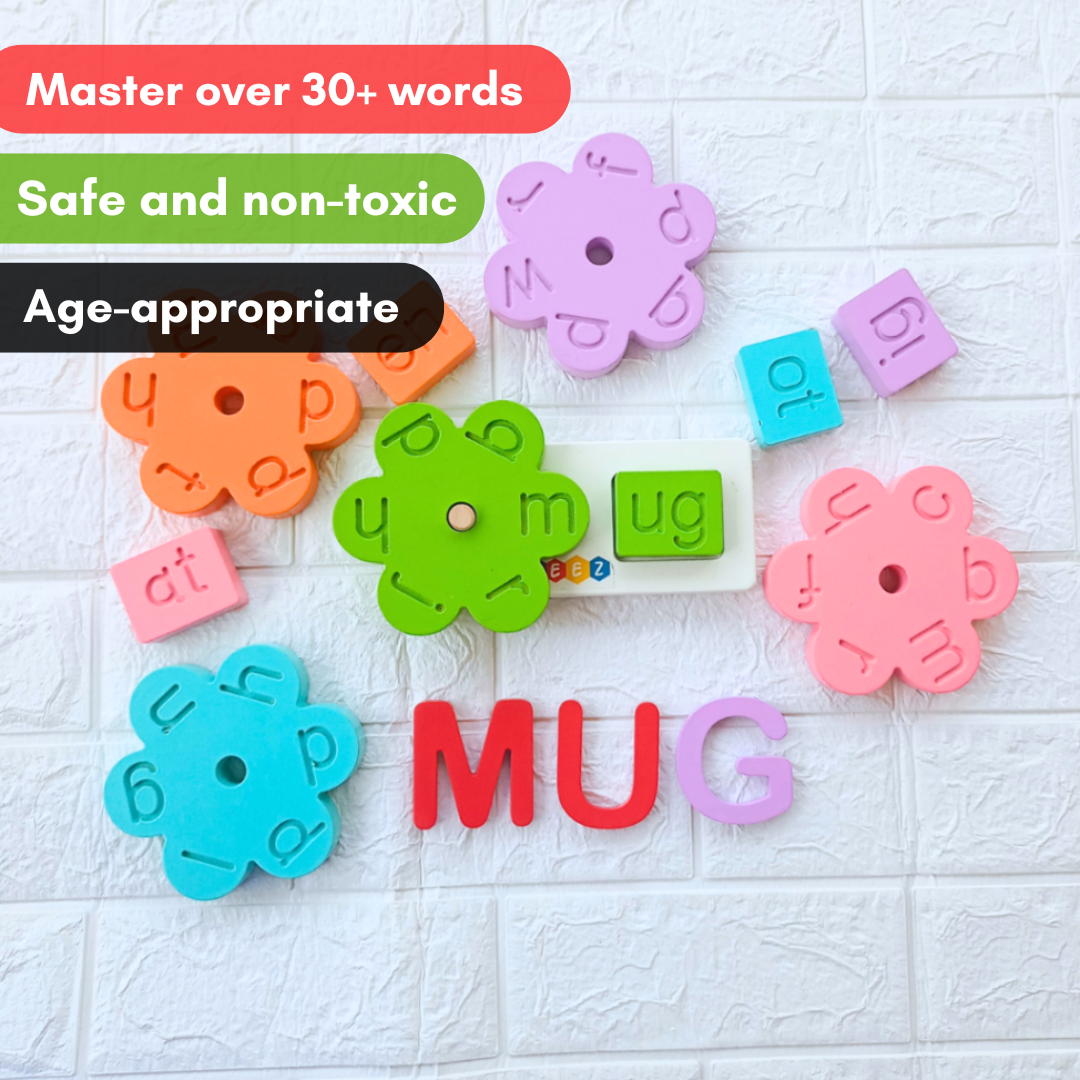 Wooden Three Letter Words Toy