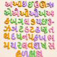Wooden Gujarati Varnamala
