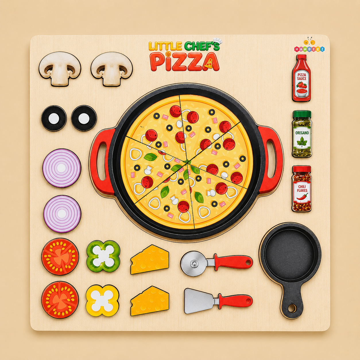 Little Chef’s Pizza Play & Learn Kit