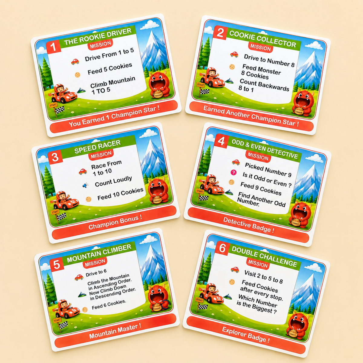 Wooden Number Adventure