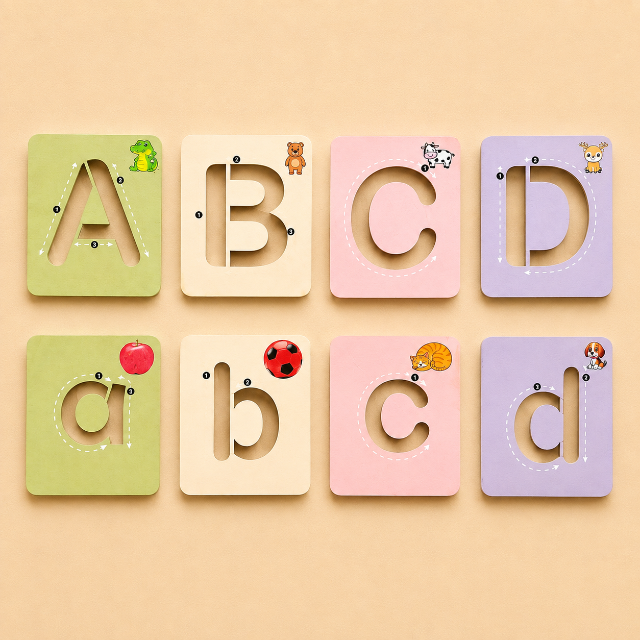 Stencils Capital & Small Alphabet Set
