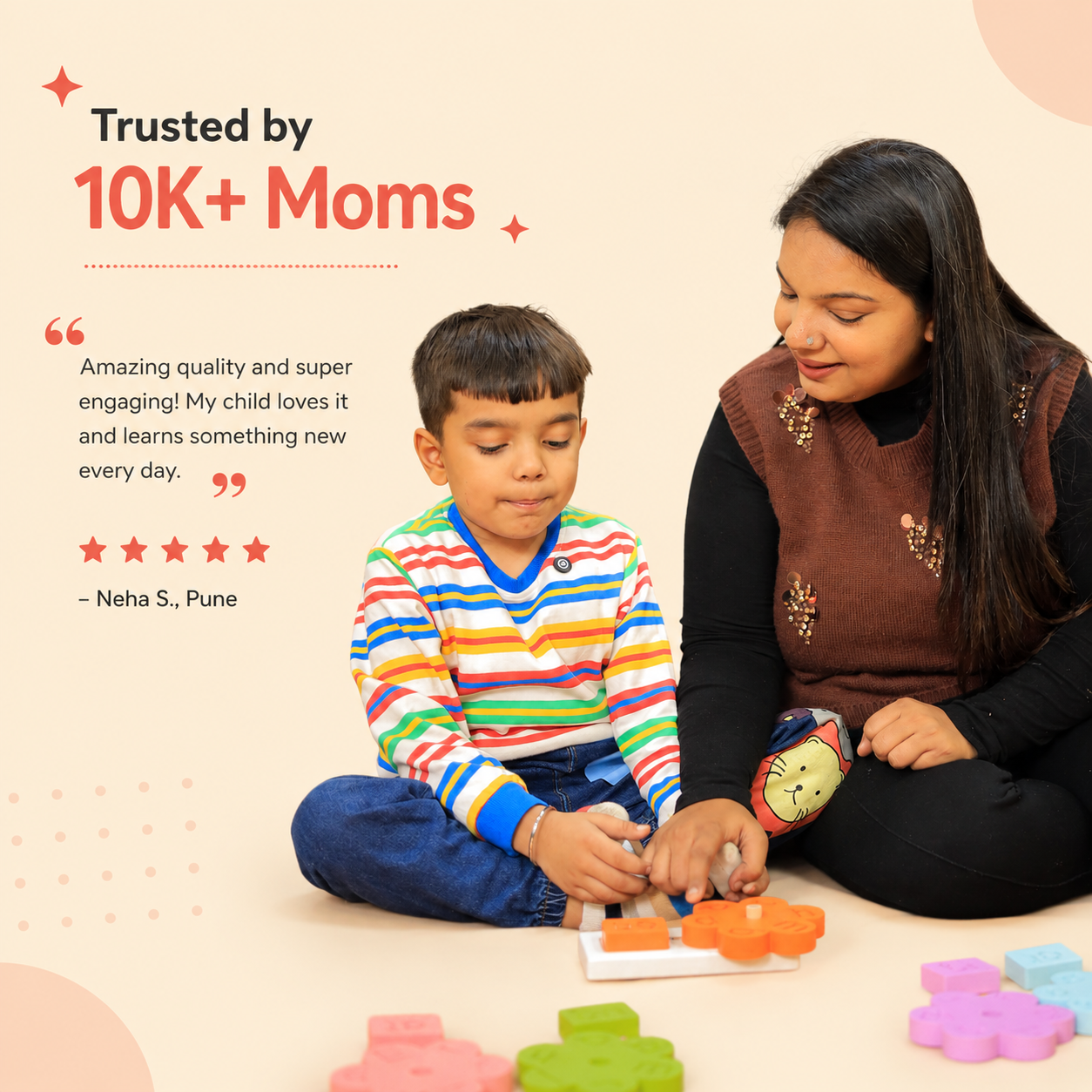 Wooden Three Letter Words Toy