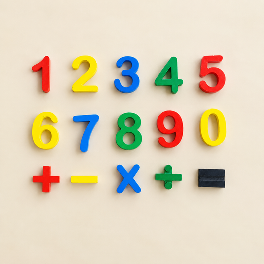 English Numbers And Math Signs