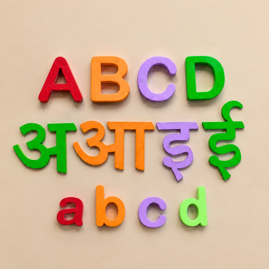 Hindi Varnamala & Englsih Alphabets Set