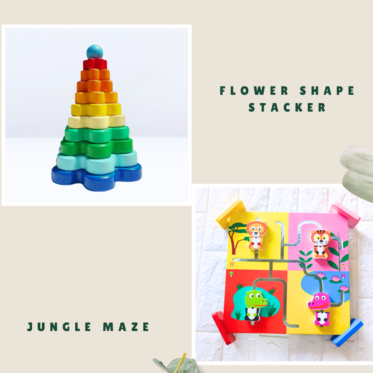 Flower Tower And Jungle Maze Combo