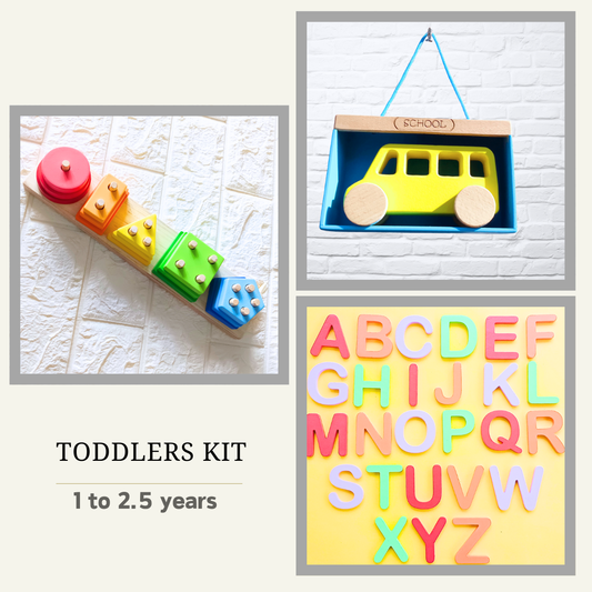 Yellow Bus, 5 Shape Stacker & Alphabets