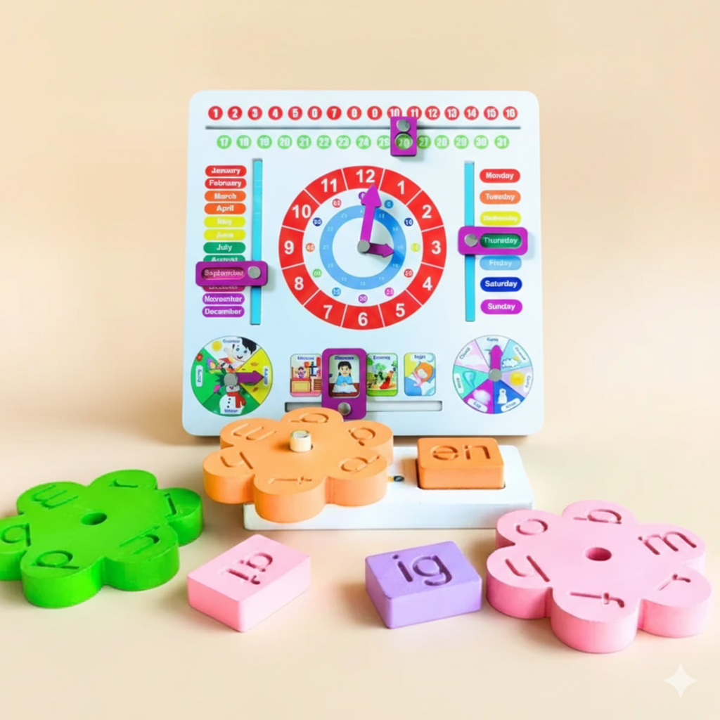 3 Letter & Weather Clock