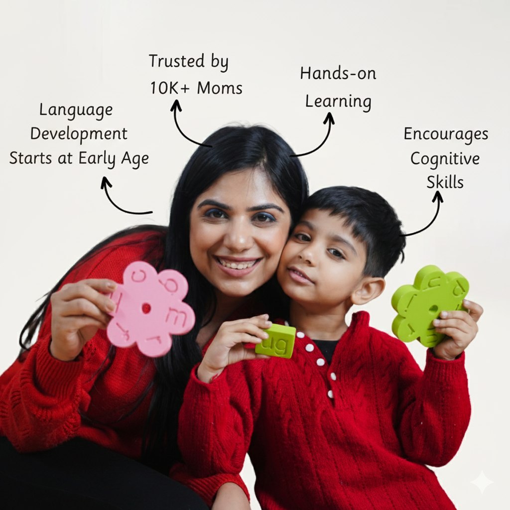 Wooden Three Letter Words Toy