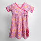 Pink Blossom Handblock Print Pure Cotton Dress