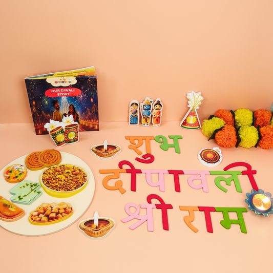 Diwali Kit , Marathi & Hindi Varnamala Combo
