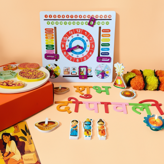 Diwali Kit , Weather Clock & Hindi Varnamala Combo