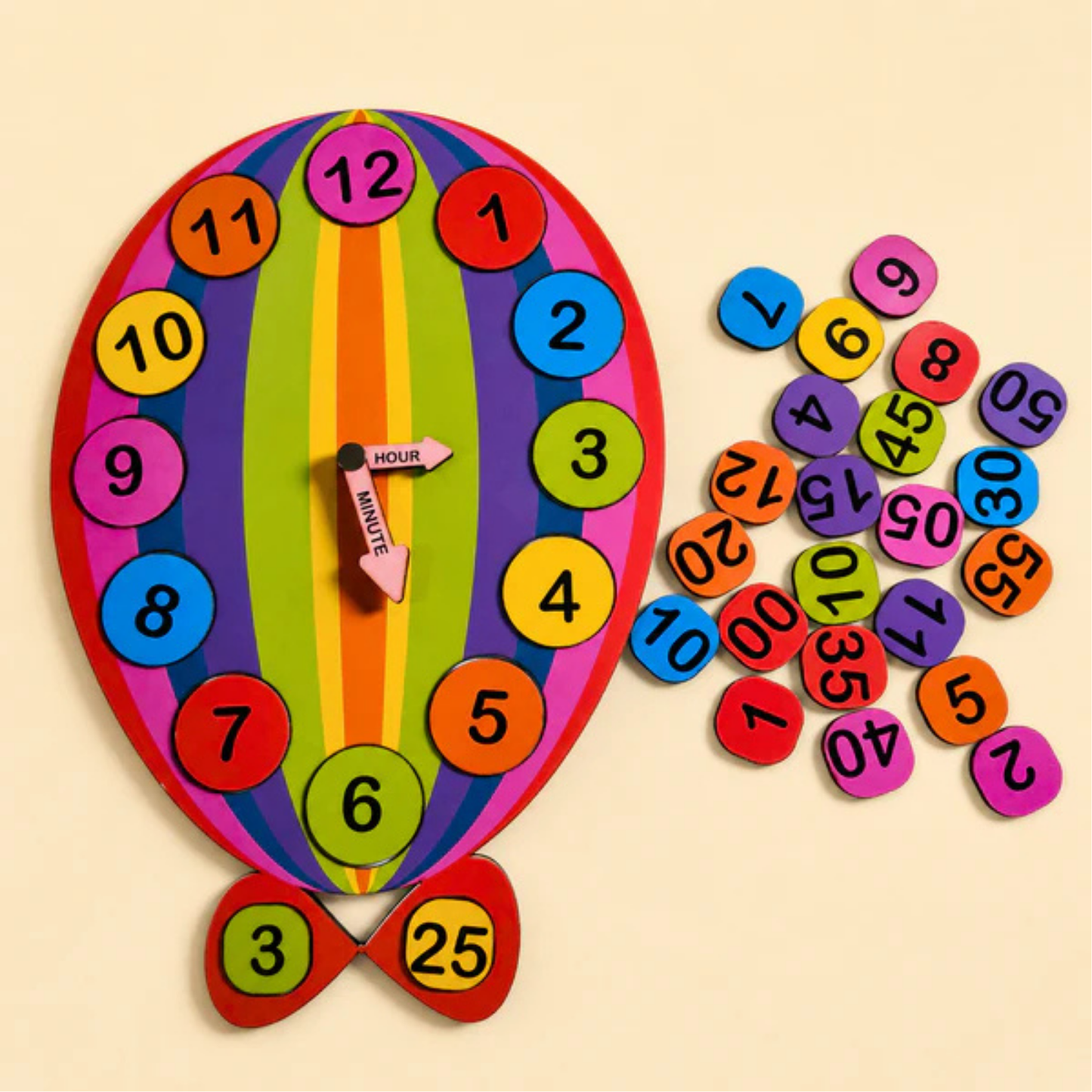 Math Clock & Number Spinner