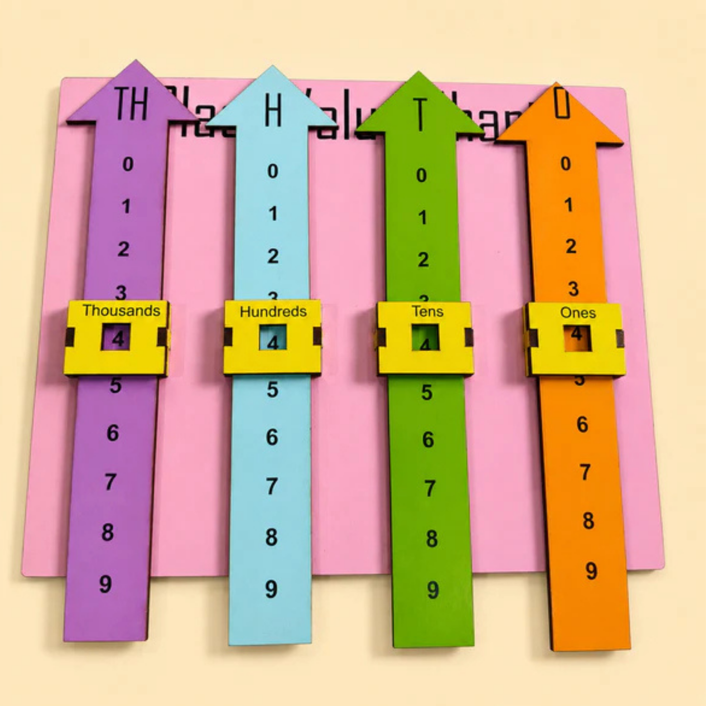 Wooden Place Value Slider