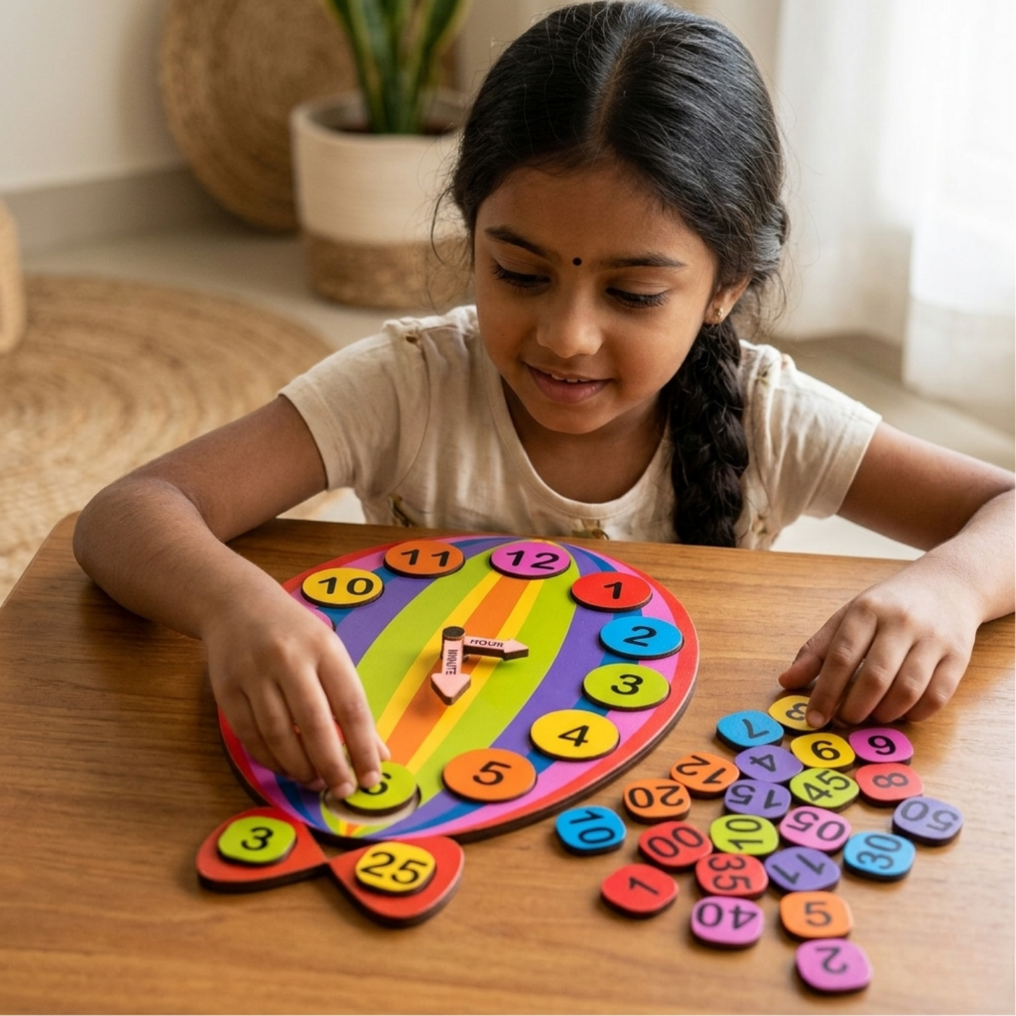 Math Clock & Number Spinner