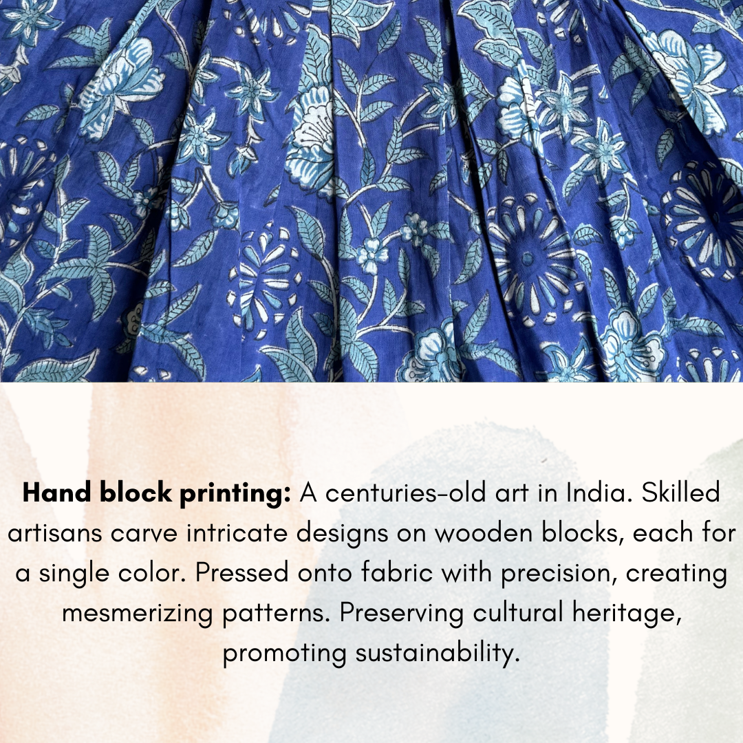 Jaipur Hand Block Soft Pure Cotton Dress