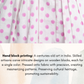 Pink Dot-Print Pure Soft Cotton Dress with Lining