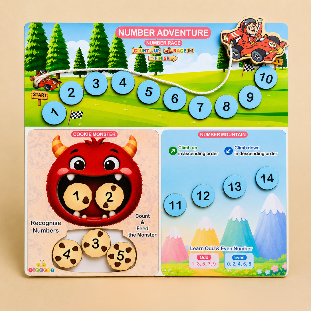 Wooden Number Adventure
