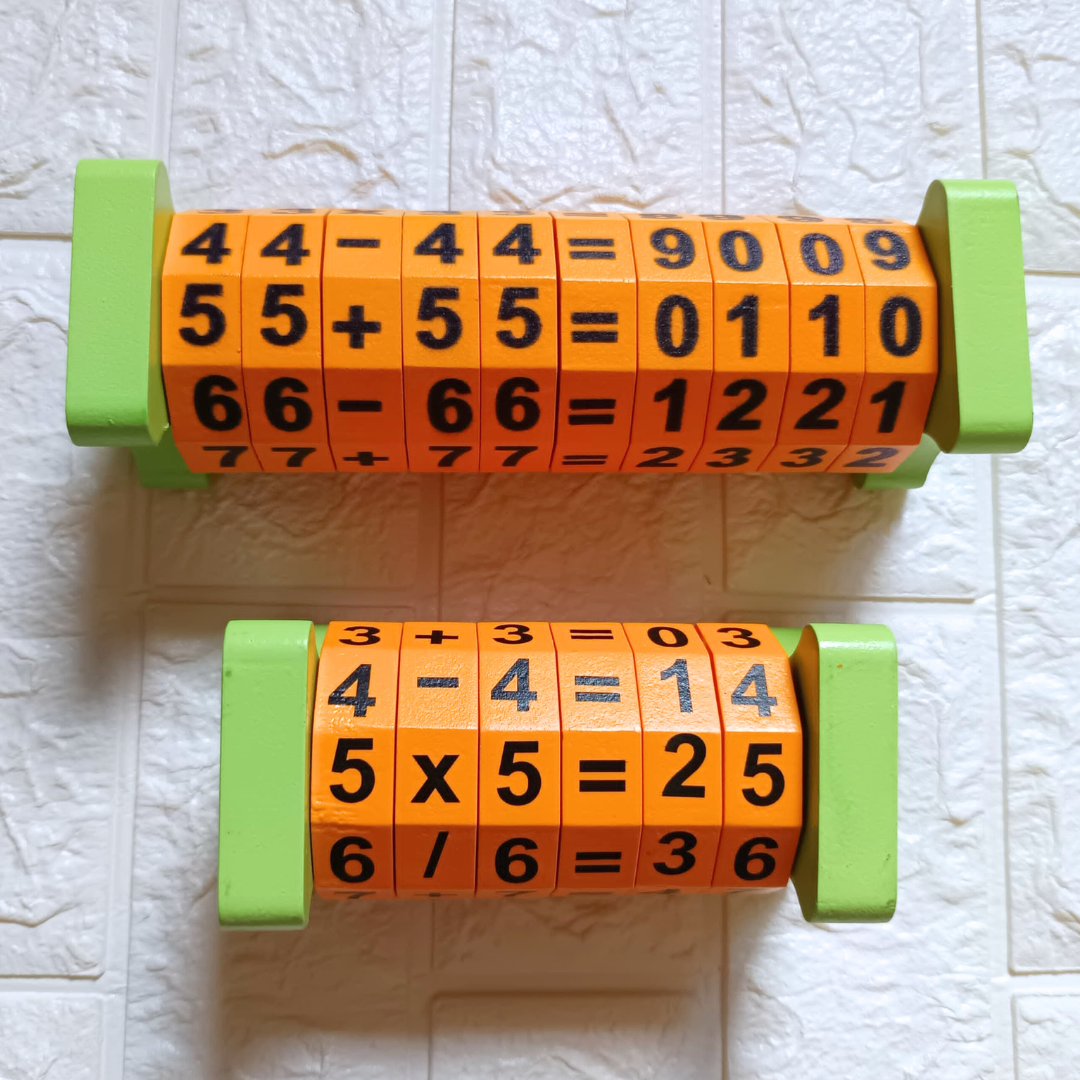 Wooden Math Wheels Combo