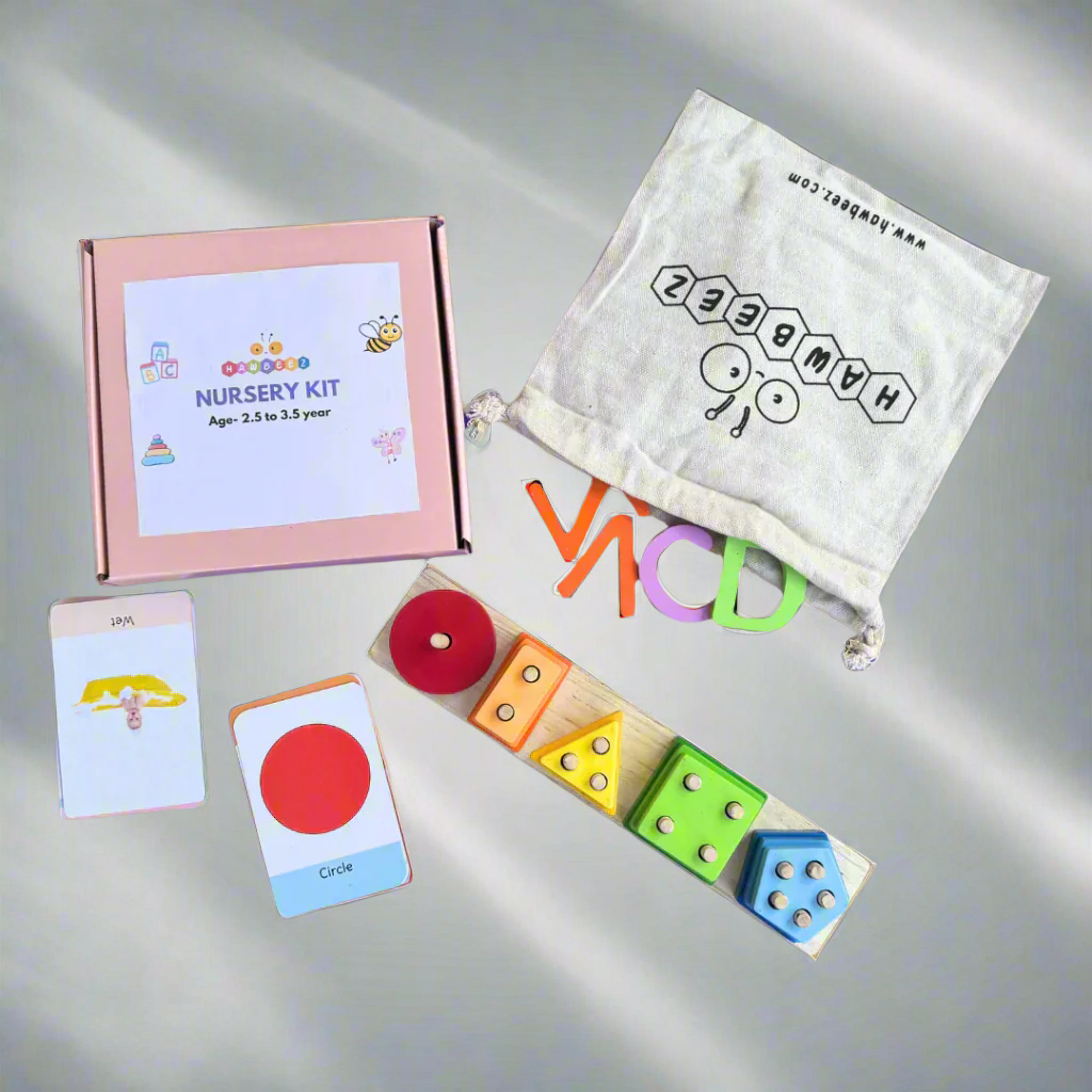 Flash Cards, Alphabets & 5 Shape Stacker