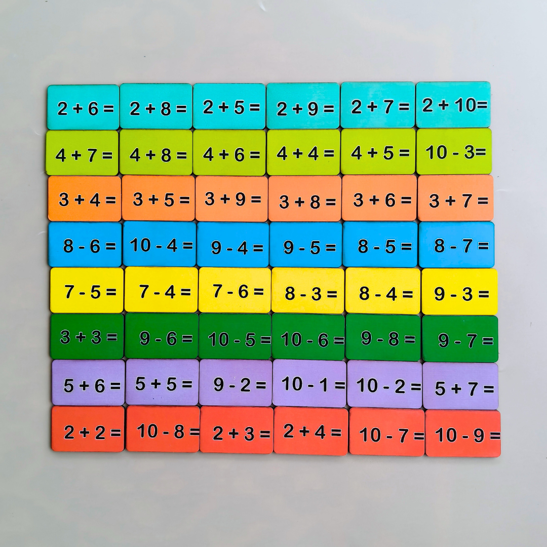 Wooden Math Puzzle Board