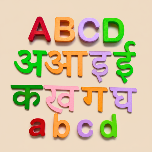 English Alphabets & Hindi - Marathi Varnamala Combo