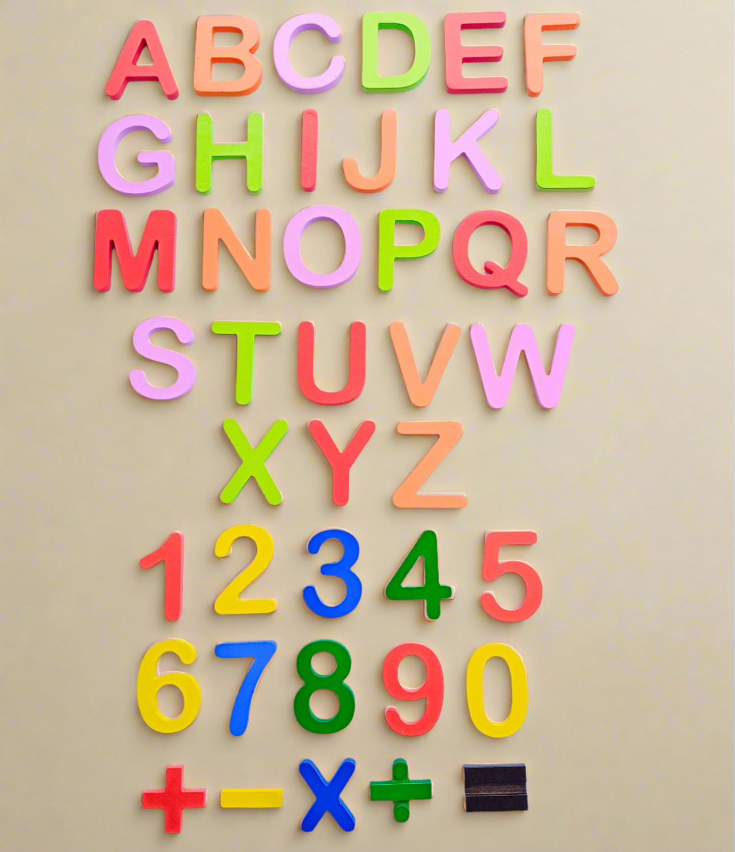 English Numbers With Math Signs And Alphabets Toy